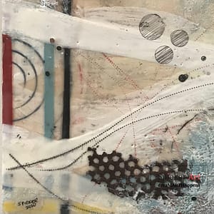 abstract encaustic
