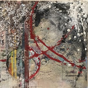 abstract encaustic painting