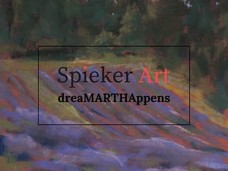 pastel of lavender fields