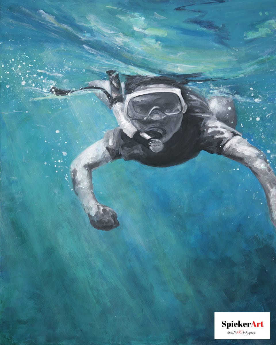 Young boy Snorkeling
